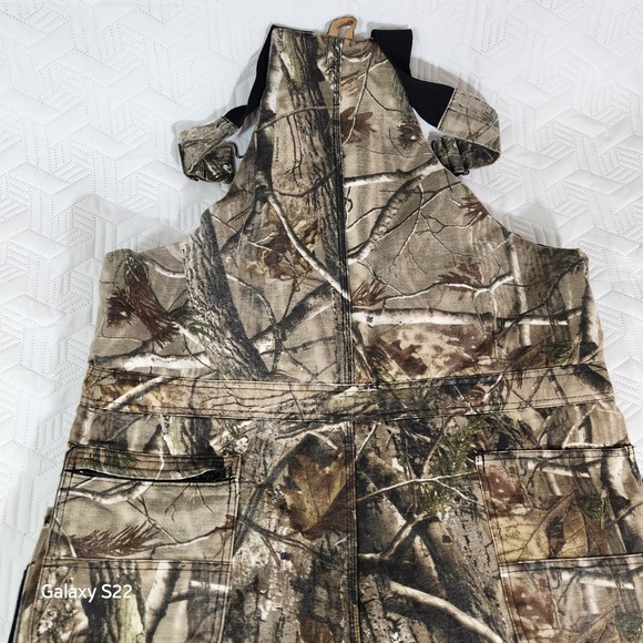 Berne Realtree mens Camo Quilted Lined Insulated Bib Overalls Realtree XL Short - Picture 3 of 16